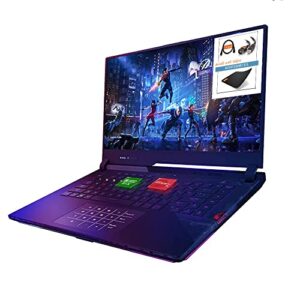 ASUS ROG Strix Scar 15 VR-Ready Gaming Laptop, 15.6”300Hz IPS FHD, AMD Ryzen 9 5900HX (4.60GHz 8 core), RGB Backlit KB, GeForce RTX 3080 (130W), Win 10, w/ Accessories (64GB RAM | 4TB PCIe SSD)