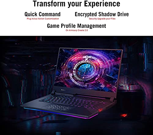 ASUS ROG Strix Scar 15 VR-Ready Gaming Laptop, 15.6”300Hz IPS FHD, AMD Ryzen 9 5900HX (4.60GHz 8 core), RGB Backlit KB, GeForce RTX 3080 (130W), Win 10, w/ Accessories (64GB RAM | 4TB PCIe SSD)