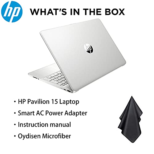 HP Pavilion Laptop (2021 Latest Model), 15.6" FHD IPS Micro-Edge Touchscreen, AMD Ryzen 7 4700U Processor (Beats i7-1185G7), 8GB RAM, 512GB PCIe SSD, Fingerprint Reader, Long Battery Life, Win10