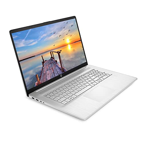 HP 17 Laptop, 17.3" HD+ Touchscreen, AMD Ryzen 5 5625U Processor, 32GB DDR4 RAM, 2TB PCIe SSD, Webcam, HDMI, Fingerprint Reader, Wi-Fi 6, Windows 11 Home, Silver