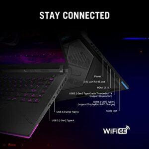 ASUS ROG Strix Scar 16 (2023) Gaming Laptop, 16” Nebula HDR QHD 240Hz/3ms, 1100 nits, Mini LED, GeForce RTX 4090, Intel Core i9-13980HX, 32GB DDR5, 2TB PCIe, Wi-Fi 6E, Windows 11 Pro, G634JY-XS97