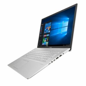 ASUS (Renewed) VivoBook 17 Business Laptop 17.3" FHD Anti-Glare LED Display Intel Quad-Core i5-1035G1 Processor 16GB RAM 512GB SSD Intel UHD Graphics Backlit Keyboard USB-C Win10 Silver + HDMI Cable