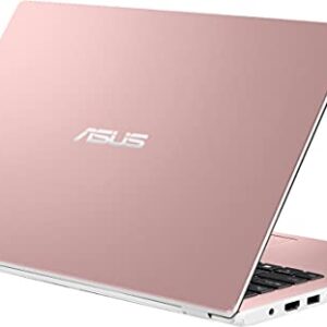 2022 ASUS 14" Thin Light Business Student Laptop Computer, Intel Celeron N4020 Processor, 4GB DDR4 RAM, 320 GB Storage, 12Hours Battery, Webcam, Zoom Meeting, Win11 + 1 Year Office 365, Rose Gold