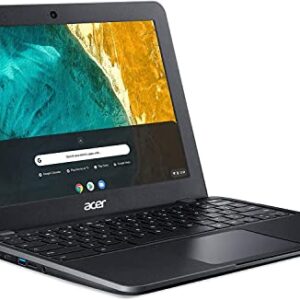 Acer 2022 Newest 512 Chromebook Laptop Student Business, Dual-Core Intel Celeron N4020, 12" HD+ Display, 4GB RAM, 32GB eMMC, Gigabit Wi-Fi 5, Bluetooth 5,12+ Hours Battery, Chrome OS+MarxsolCables