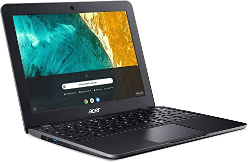 Acer 2022 Newest 512 Chromebook Laptop Student Business, Dual-Core Intel Celeron N4020, 12" HD+ Display, 4GB RAM, 32GB eMMC, Gigabit Wi-Fi 5, Bluetooth 5,12+ Hours Battery, Chrome OS+MarxsolCables