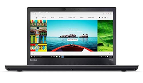 Lenovo Thinkpad T470s 14 FHD Display Intel Core i7-6600U 2.6Ghz 8GB DDR4 RAM, 256GB SSD, Webcam, HDMI, 802.11AC, Windows 10 Pro(Renewed)