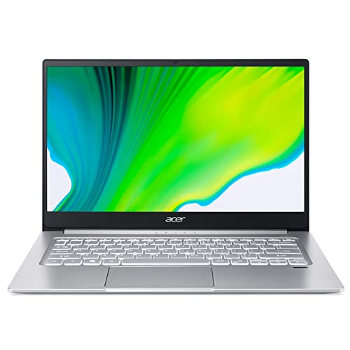 Acer Swift 3 Intel Evo Thin & Light Laptop, 14" Full HD, Intel Core i7-1165G7, Iris Xe Graphics, 8GB LPDDR4X, 256GB NVMe SSD, Wi-Fi 6, Fingerprint Reader, Back-lit KB, SF314-59-75QC