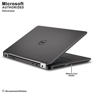 Dell Latitude E7450 UltraBook FHD (1920 x 1080) Business Laptop NoteBook PC (Intel Dual Core i7-5600U, 8GB Ram, 256GB Solid State SSD, HDMI, Camera, WIFI) Win 10 Pro (Renewed)