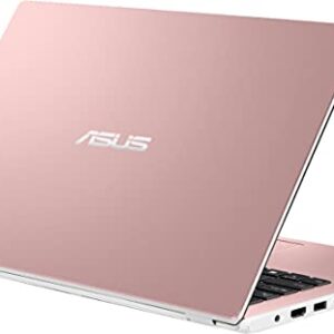 2022 ASUS 14" Thin Light Business Student Laptop Computer, Intel Celeron N4020 Processor, 4GB DDR4 RAM, 64 GB Storage, 12Hours Battery, Webcam, Zoom Meeting, Win11 + 1 Year Office 365, Rose Gold