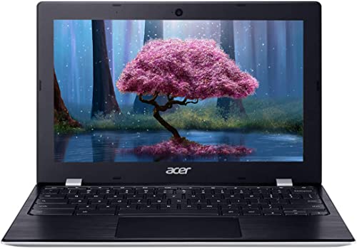 Acer 2022 11" HD IPS Anti-Glare Touchscreen Chromebook, Intel Celeron Processor Up to 2.60 GHz, 4GB Ram, 64GB SSD, Ultra-Fast 6th Gen WiFi Speed, Chrome OS(Renewed) (Dale Black)