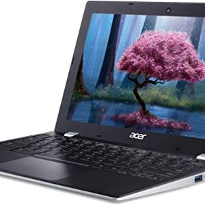 Acer 2022 11" HD IPS Anti-Glare Touchscreen Chromebook, Intel Celeron Processor Up to 2.60 GHz, 4GB Ram, 64GB SSD, Ultra-Fast 6th Gen WiFi Speed, Chrome OS(Renewed) (Dale Black)