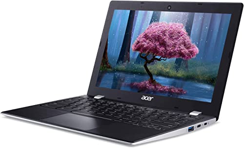 Acer 2022 11" HD IPS Anti-Glare Touchscreen Chromebook, Intel Celeron Processor Up to 2.60 GHz, 4GB Ram, 64GB SSD, Ultra-Fast 6th Gen WiFi Speed, Chrome OS(Renewed) (Dale Black)