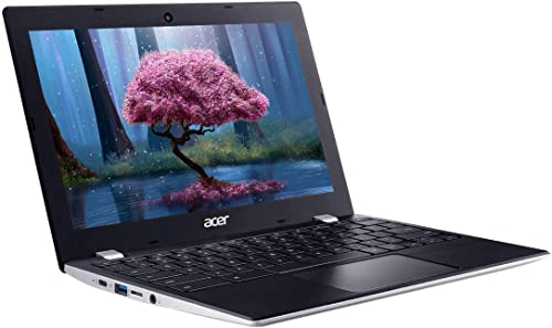 Acer 2022 11" HD IPS Anti-Glare Touchscreen Chromebook, Intel Celeron Processor Up to 2.60 GHz, 4GB Ram, 64GB SSD, Ultra-Fast 6th Gen WiFi Speed, Chrome OS(Renewed) (Dale Black)