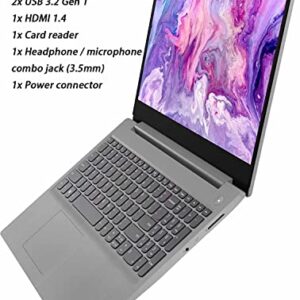 Lenovo 2022 ideapad 3 Laptop, 15.6 inch FHD Display, 11th Gen Intel Core i3 1115G4 Processor, 12GB RAM, 256GB PCIe SSD, HDMI, WiFi, Bluetooth, Webcam, Card Reader, Windows 11 Bundle with JAWFOAL