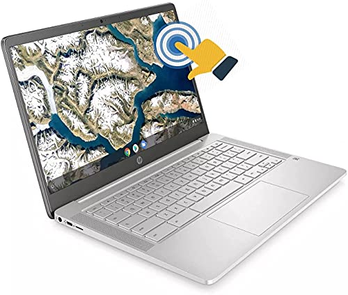 2020 Flagship HP 14 Chromebook Laptop Computer 14" HD SVA Anti-Glare Touchscreen Display Intel Celeron Processor 4GB DDR4 64GB eMMC WiFi Webcam Chrome OS (Renewed)