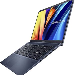 ASUS Newest M1502IA VivoBook Thin and Light Laptop 15.6" FHD AMD Ryzen 5 4600H 16GB DDR4 512GB NVMe SSD USB-C HDMI Backlit Keyboard Fingerprint Reader Windows 11 Home w/ RATZK 32GB USB