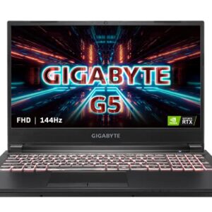 GIGABYTE G5 KC - 15.6" FHD IPS Anti-Glare 144Hz - Intel Core i5-10500H - NVIDIA GeForce RTX 3060 Laptop GPU 8 GB GDDR6 - 16 GB Memory - 512 GB PCIe SSD-Windows 10 Home - Gaming Laptop(G5 KC-5US1130SH)