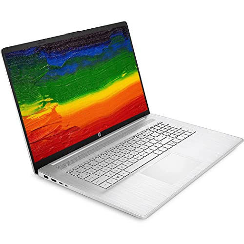 HP Laptops 17inch Touchscreen | Windows11 Laptop Computer | 17.3 Screen | AMD Ryzen 5 5625U | USB Type-C | Wireless AC Wi-Fi | Webcam | Lightweight | HDMI Cable (32GB RAM | 1TB PCIe SSD)