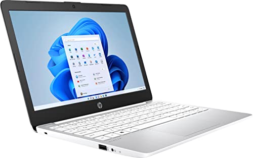 HP 2022 Stream 11 Laptop, Intel Quad Core Celeron N4120, 4 GB RAM, 64 GB Storage, 11.6” HD Anti-Glare Display, Windows 11, Long Battery Life, Thin & Portable, YSC Accessory, Includes Microsoft 365