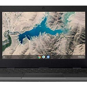 Lenovo 100E Chromebook 2ND Gen 81QB000AUS Laptop Computer, 11.6" HD (1366 X 768) Display, MediaTek MT8173C Processor, 4GB RAM, 16GB eMMC TLC SSD, Powervr GX6250, Chrome OS, Black (Renewed)