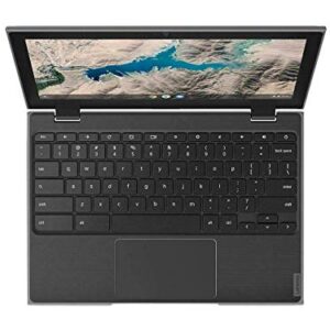 Lenovo 100E Chromebook 2ND Gen 81QB000AUS Laptop Computer, 11.6" HD (1366 X 768) Display, MediaTek MT8173C Processor, 4GB RAM, 16GB eMMC TLC SSD, Powervr GX6250, Chrome OS, Black (Renewed)