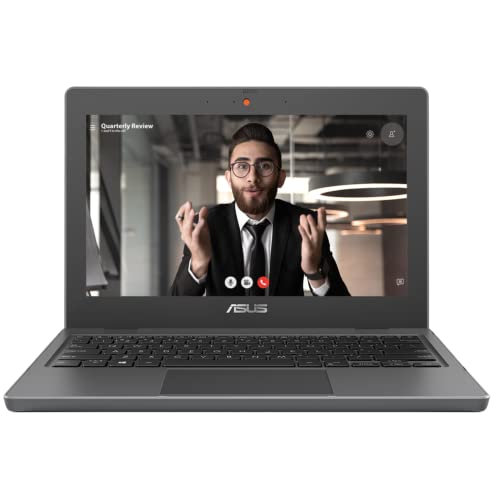 ASUS 2023 Newest Student 12" HD Anti-Glare Display, Thin & Lightweight, Intel N4500 Processor, Type-C, HDMI, Ethernet Port, 10hs Battery Life, Windows 10 Pro (4GB RAM | 256GB SSD)