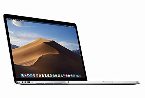 Mid 2015 Apple MacBook Pro with 2.5GHz Intel Core i7-4870HQ (15 inches, 16GB RAM, 512GB SSD) Silver (Renewed)