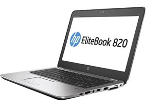 hp elitebook 820 g3 business laptop – 12.5-inch anti-glare hd (1366×768), intel core i5-6200u, 256gb ssd, 8gb ddr4, nfc, back-lit keyboard, wifi-ac + bluetooth, webcam, windows 10 pro (renewed)