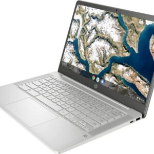 HP Chromebook 14a-na1020ca 14" Intel Pentium N6000 8GB LPDDR4x 128GB eMMC Chrome OS Mineral Silver (Renewed)