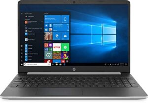 hp new 15.6″ hd touchscreen laptop intel core i3-1005g1 8gb ddr4 ram 128gb ssd hdmi bluetooth 802.11/b/g/n/ac windows 10 15-dy1731ms silver