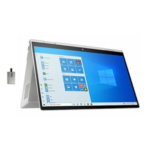 2022 hp envy x360 2-in-1 15.6″ fhd touchscreen laptop computer, intel core i7-1165g7, 16gb ram, 512gb pcie ssd, backlit keyboard, iris xe graphics, b&o audio, windows11, silver, (renewed)