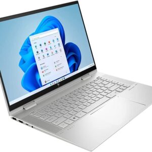 2022 HP Envy X360 2-in-1 15.6" FHD Touchscreen Laptop Computer, Intel Core i7-1165G7, 16GB RAM, 512GB PCIe SSD, Backlit Keyboard, Iris Xe Graphics, B&O Audio, Windows11, Silver, (Renewed)
