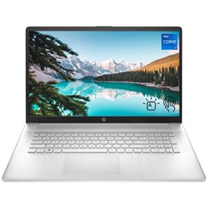 hp 17 laptop, 17.3” hd+ touchscreen, intel core i7-1165g7 processor, 32gb ddr4 ram, 1tb pcie ssd + 1tb hdd, backlit keyboard, hdmi, windows 11 home, silver