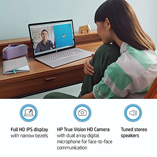 HP Laptop Computer Windows 11 17 inch Screen, FHD 1080p IPS Display, Intel i5-1135G7, USB Type-C, Iris Xe Graphics, Wireless-AC, Long Battery Life, Fast Charge, HDMI Cable (16GB RAM | 1TB PCIe SSD)