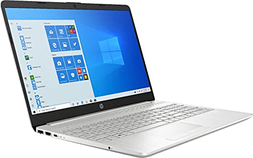 HP 15.6 Inch FHD 1080P Laptop, Intel Dual-Core i3-1115G4 up to 4.1GHz, 8GB DDR4 RAM, 256GB PCIe SSD, USB-C, HDMI, Wi-Fi,Ethernet, Fingerprint Reader, Webcam, Fast Charge, Win10 S + TiTac Card, Silver