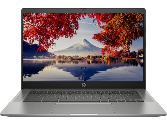 2022 HP 14" FHD IPS Touchscreen Chromebook, Intel Quad-Core 11th Gen i5 Up to 4.10 GHz, 8GB Ram, 256GB SSD, Fingerprint Reader, Backlit Keyboard, 6th Gen WiFi, Chrome OS (Dale Gray) (Renewed)