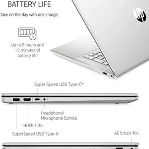 HP 17 Laptop 17.3" FHD IPS Business Laptop (Intel i5-1135G7, 32GB RAM, 1TB SSD, UHD Graphics) 4-Core(Beat i7-10510U) Narrow Bezel, Long Battery Life, Webcam, Type-C, HDMI Cable, Win 11 Home - 2022