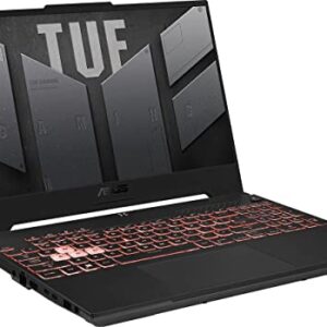 Asus 2022 Newest TUF Gaming A15 15.6'' FHD 144Hz Laptop - AMD Ryzen 7 -6800H -RTX 3050 Ti, DDR5, MUX, RGB Backlit KB, WiFi 6, Gray, Win 11, w/HDMI (32GB RAM