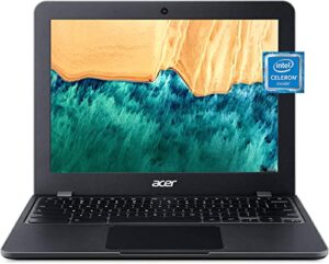 acer chromebook 512 laptop, 12 inch hd display, intel dual core processor, 4gb ddr4 ram, 32gb emmc, wifi 5, chrome os, bundle with jawfoal