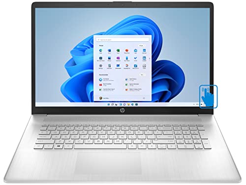 Newest HP 17z-cp000 17.3" 60Hz Touch HD+ Business Laptop (AMD Ryzen 5 5500U 6-Core, 64GB RAM, 1TB PCIe SSD + 1TB HDD, AMD Radeon, WiFi, Bluetooth, Webcam, HDMI, Win 11 Home) with Hub