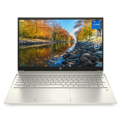 Newest HP 15 Pavilion Laptop, 15.6" Full HD Touchscreen, Intel Core i7-1165G7 Quad-Core Processor, 64GB RAM, 2TB PCIe SSD, Backlit Keyboard, Webcam, HDMI, Wi-Fi 6, Bluetooth, Windows 11 Home, Gold