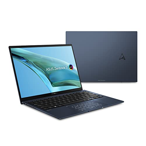 ASUS Zenbook S 13 OLED 13.3” 2.8K OLED Touch Display, AMD Ryzen 7 6800U CPU, Radeon Graphics, 16GB RAM, 1TB SSD, Windows 11 Pro, NumberPad, Fingerprint, Ponder Blue, UM5302TA-XB76T