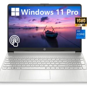 HP 15.6" FHD Touchscreen IPS Display Business Laptop, Intel Core i7-1165G7, Windows 11 Pro, 32GB RAM, 1TB SSD, Intel Iris Xe Graphics, Webcam, WiFi, HDMI, Long Battery Life, Durlyfish