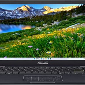 ASUS 2022 Newest 14 inch HD Laptop, Intel Dual-Core Processor, 4GB RAM, 64GB eMMC, 128GB Pcle SSD, Integrated Graphics, Bluetooth, WiFi, Windows 11 S, Star Black, Bundle with Cefesfy Accessory