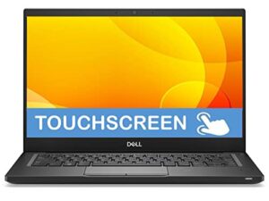 dell latitude 7390 touchscreen laptop, 13.3-inch fhd touch display, intel core i7-8650u upto 3.6ghz, 16gb ram, 256gb ssd, displayport via usb-c, hdmi, wi-fi, bluetooth, windows 10 pro (renewed)