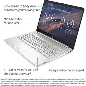 HP 2021 15.6" HD Laptop Computer, AMD Athlon Silver N3050U, 4GB RAM, 128GB SSD, HDMI, USB-C, WiFi, Webcam, Windows 10 S with Office 365 for 1 Year, cm. Accessories