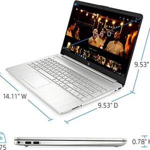 HP 2021 15.6" HD Laptop Computer, AMD Athlon Silver N3050U, 4GB RAM, 128GB SSD, HDMI, USB-C, WiFi, Webcam, Windows 10 S with Office 365 for 1 Year, cm. Accessories