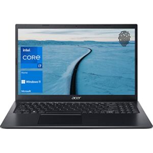 acer aspire 5 notebook laptop, 15.6 inch fhd display, intel core i7-1165g7, 36gb ram, 1tb pcie ssd + 1tb hdd, webcam, backlit keyboard, fingerprint reader, hdmi, wi-fi 6, windows 11 home, black