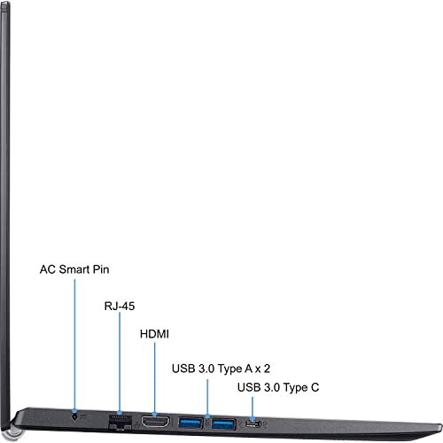 Acer Aspire 5 Notebook Laptop, 15.6 inch FHD Display, Intel Core i7-1165G7, 36GB RAM, 1TB PCIe SSD + 1TB HDD, Webcam, Backlit Keyboard, Fingerprint Reader, HDMI, Wi-Fi 6, Windows 11 Home, Black