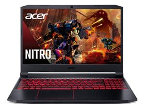 acer nitro 5 gaming laptop, 10th gen intel core i5-10300h,nvidia geforce gtx 1650 ti, 15.6″ full hd ips 144hz display, 8gb ddr4,256gb nvme ssd,wifi 6, dts x ultra,backlit keyboard,an515-55-59ks